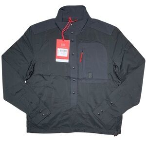 New With Tags Topo Designs Womens Black Tech Shirt Pullover Size M